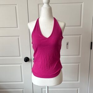 Old Navy Fuchsia Halter Tank Top